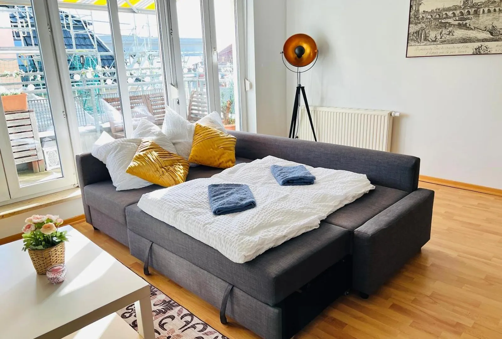 Stariva - Terrasse Ueber Dresden - Kaffeemachine - Netflix - Playstation - Brettspiele Apartment